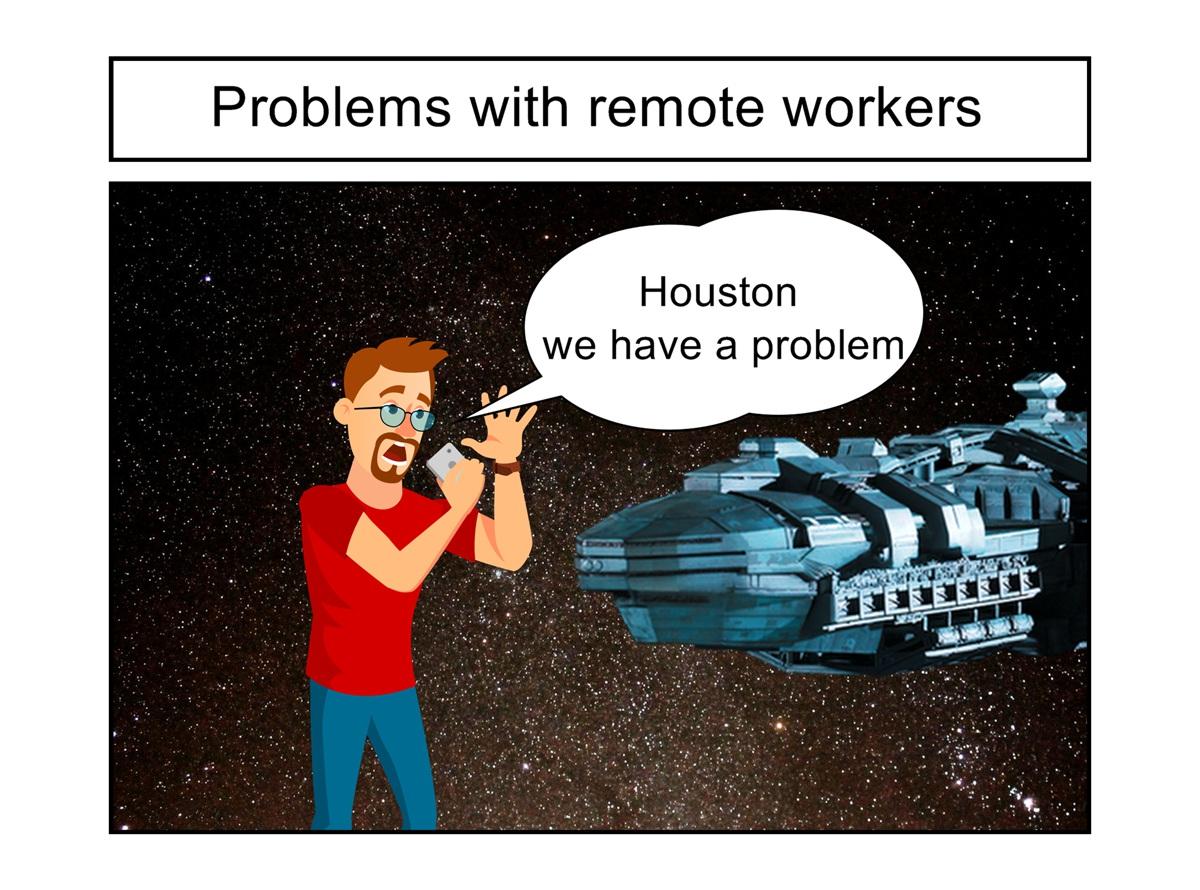 Problems that arise with remote works and advice on how to solve them