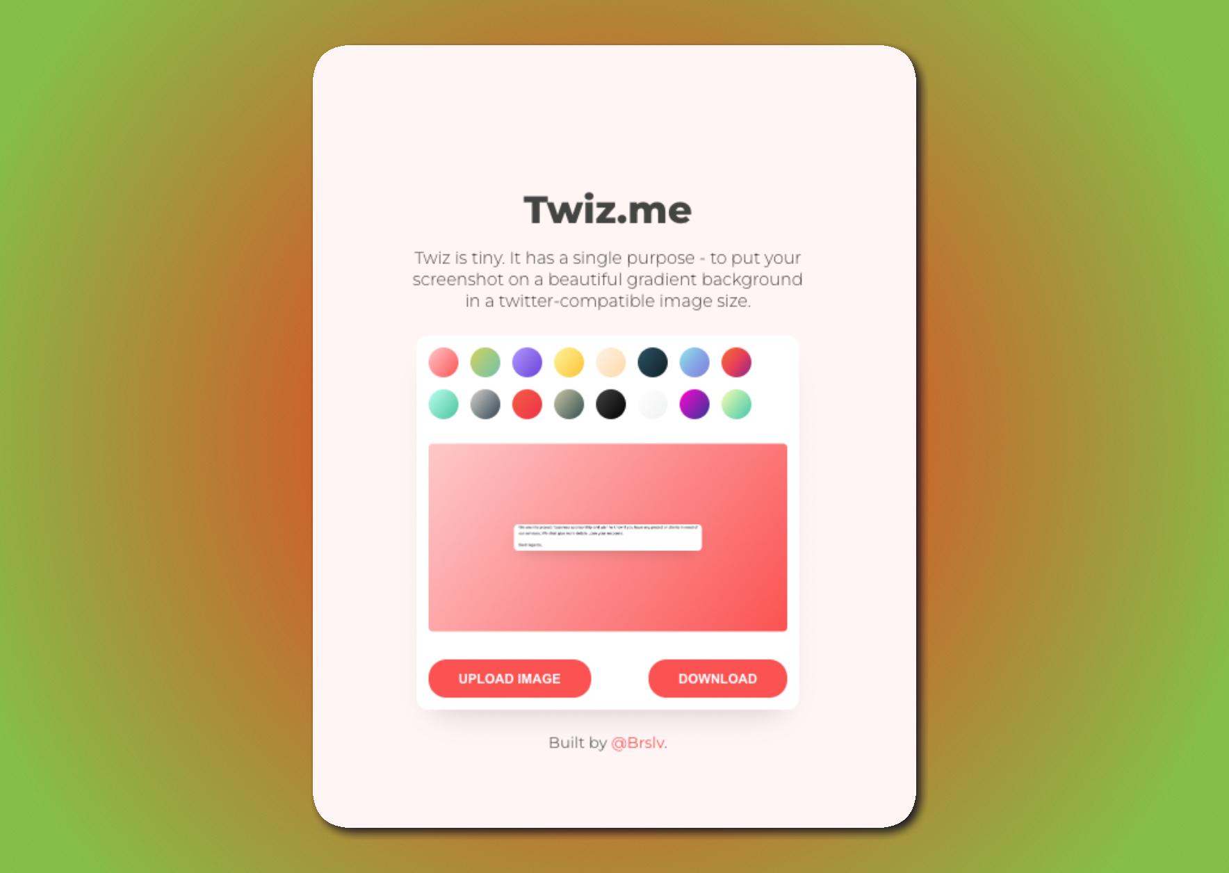 Twiz.me Dashboard